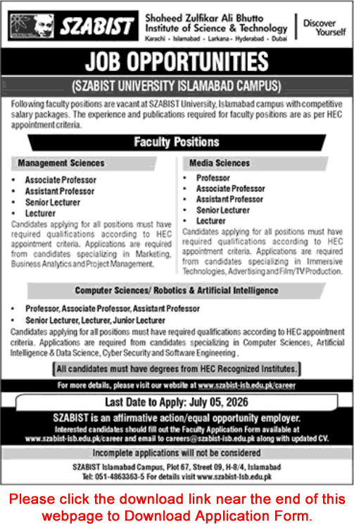 Job Advertisement