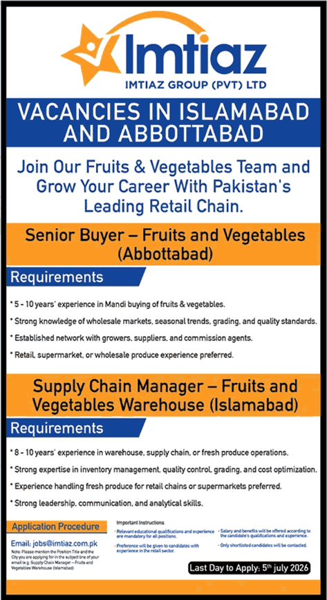 Job Advertisement