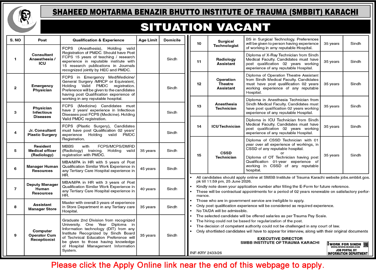 Job Advertisement