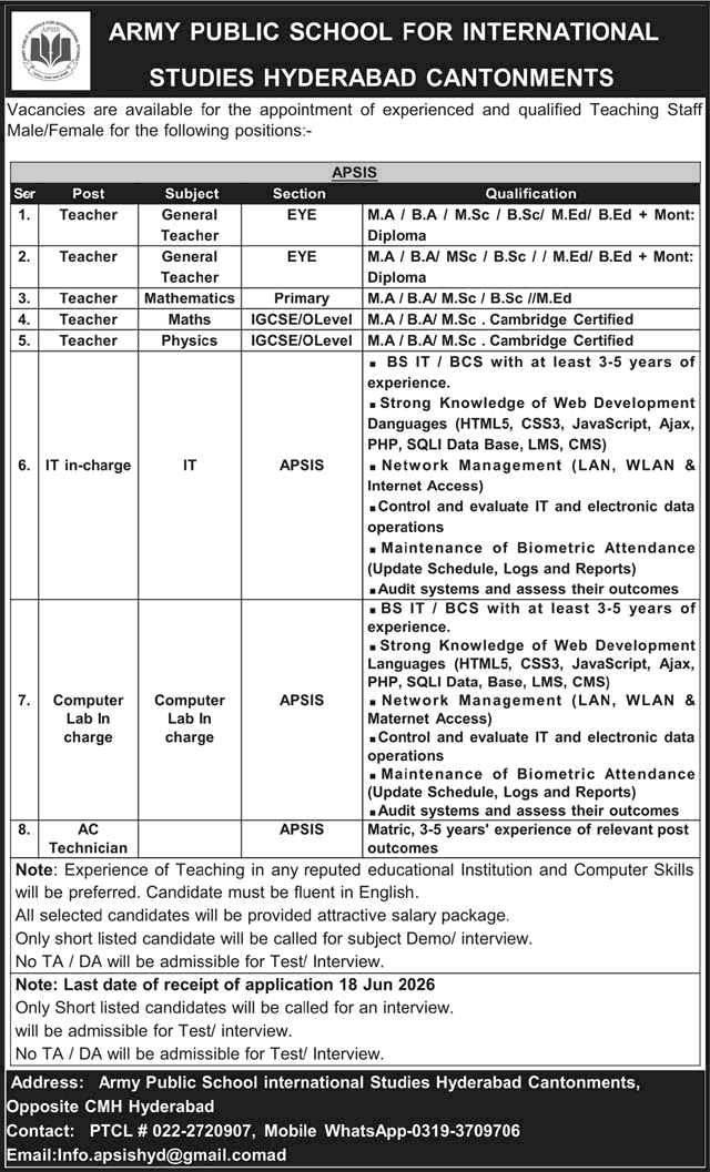 Job Advertisement