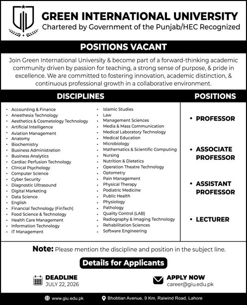 Job Advertisement