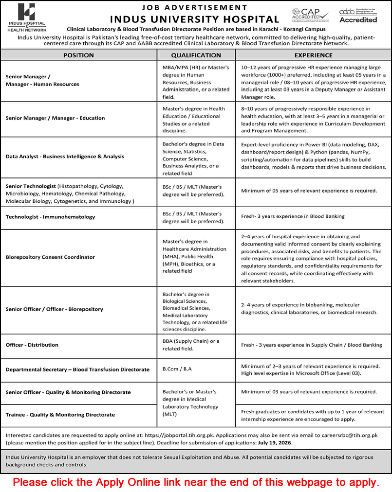 Job Advertisement