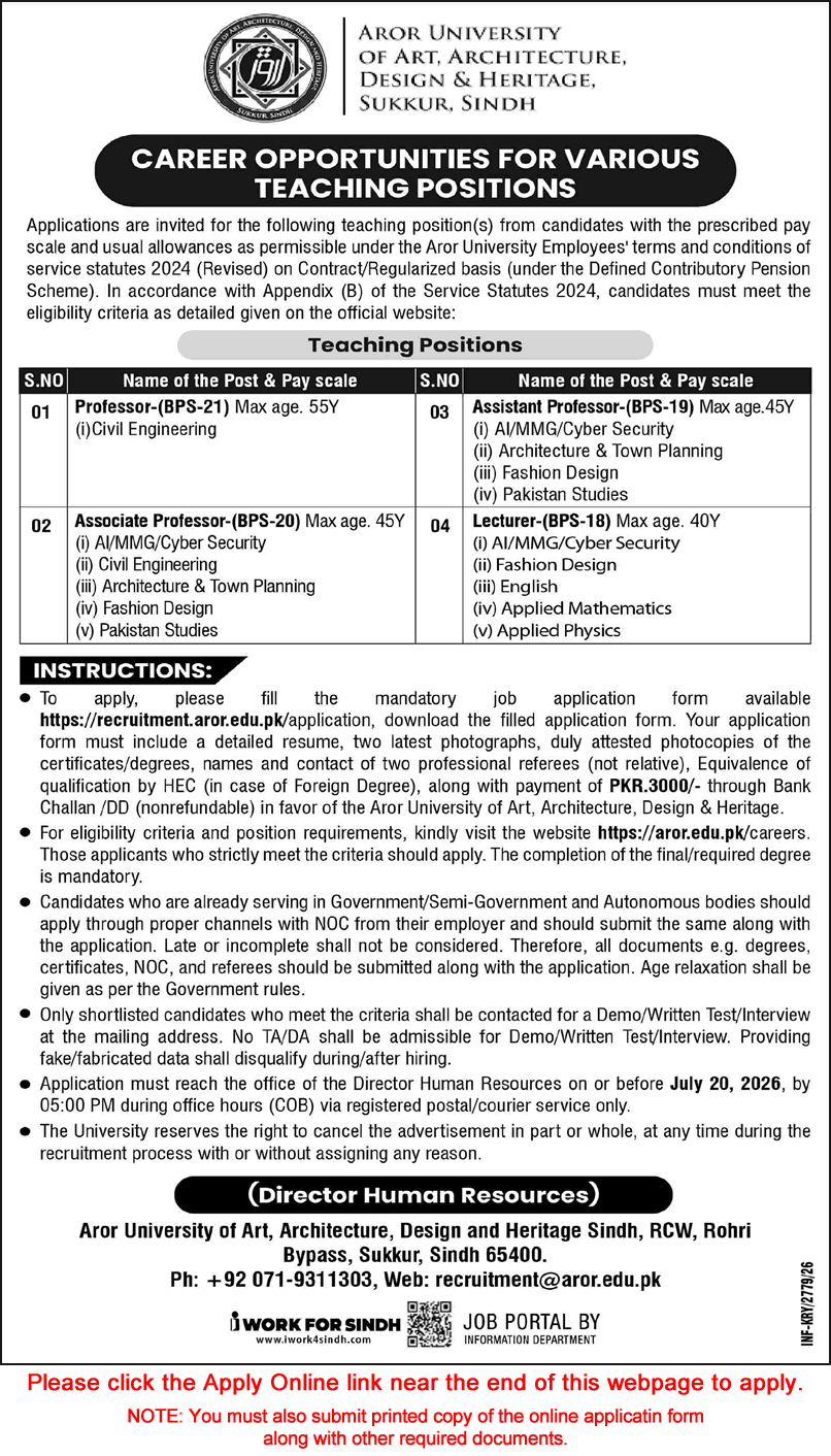 Job Advertisement