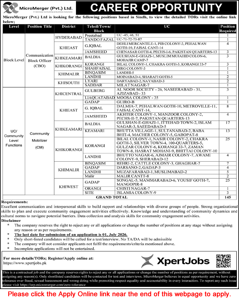 Job Advertisement