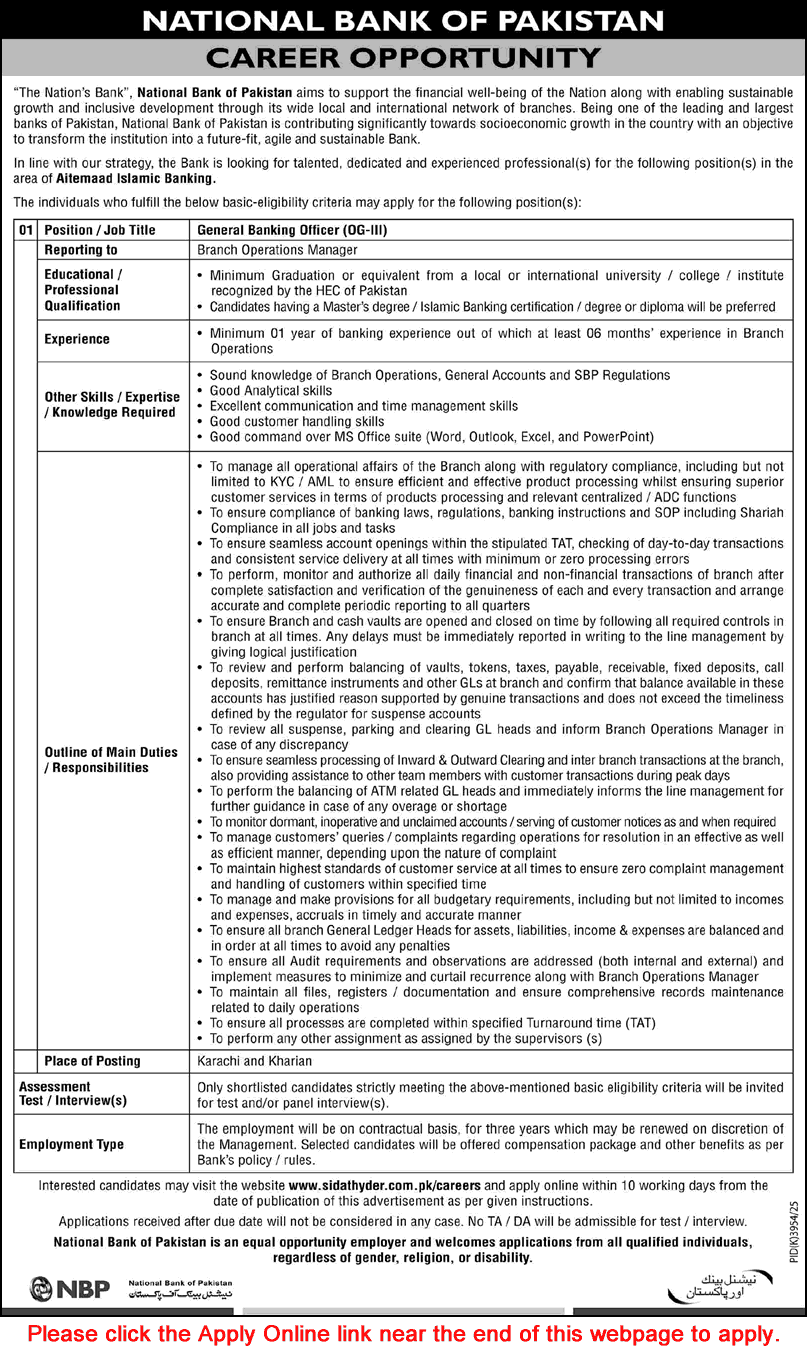 Job Advertisement