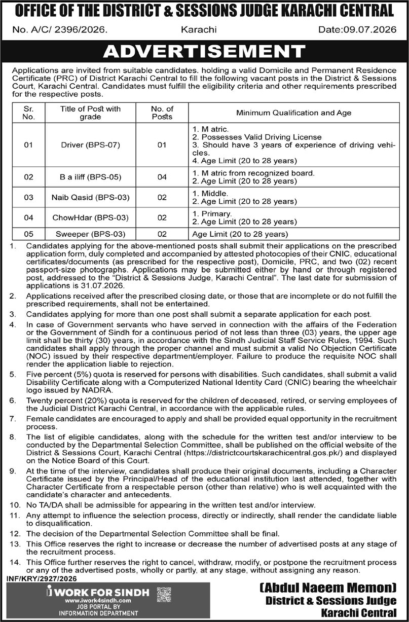 Job Advertisement
