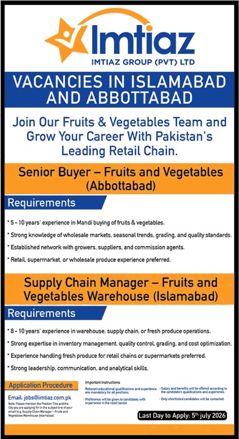 Job Advertisement