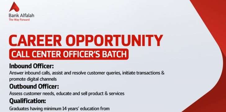1694781054 Bank Alfalah Call Center Officer Batch 2023 Latest Career Opportunities