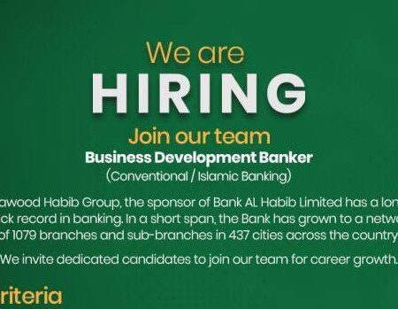 Bank Al Habib Latest Hiring Announced For Business Development Banker Online Apply
