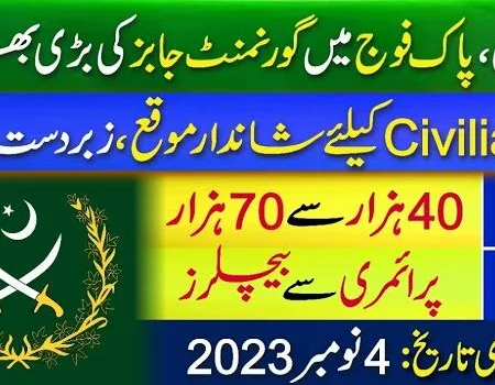 Pak Army Latest Civilian Jobs 2023