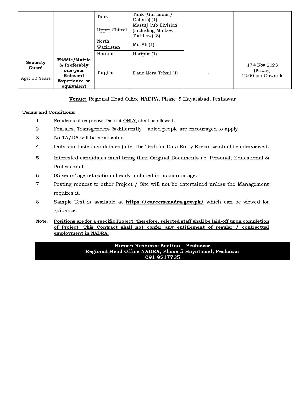 1699178257 119 Advertisement For NADRA National Database and Registration Authority Jobs 2023