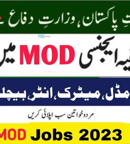 Ministry of Defence Pakistan Armed Services Board Jobs 2023