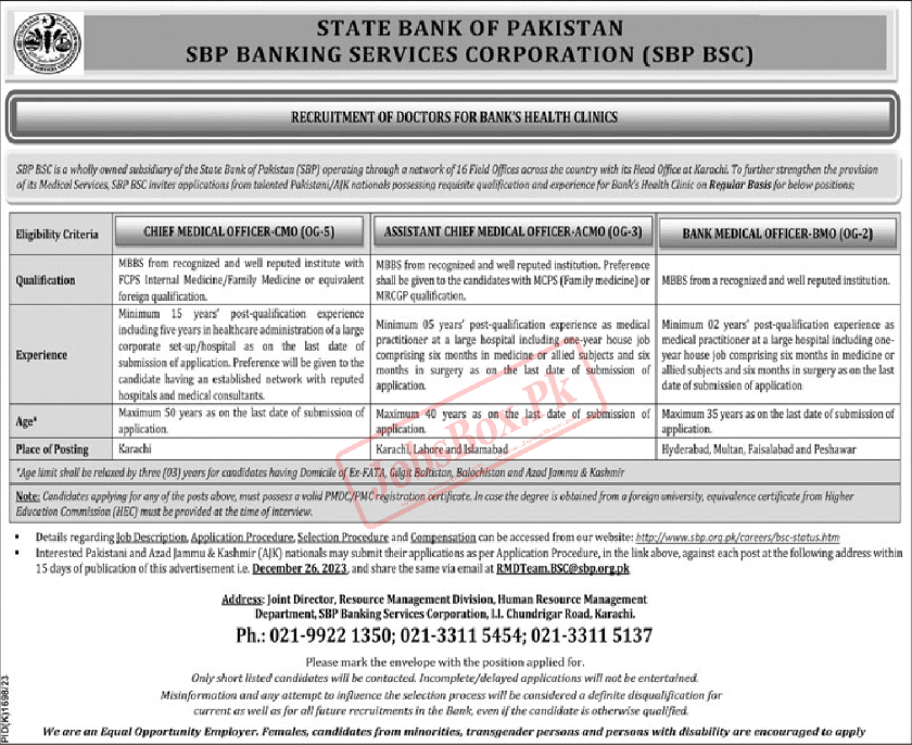 SBP Jobs 2023 State Bank of Pakistan | Apply Online at SBP Career Portal 1 svg%3E