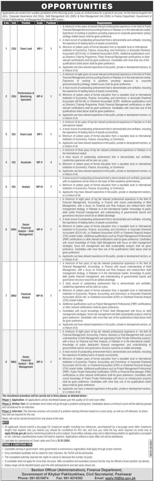 Finance Department KPK Job Opportunities 2024 1 svg%3E