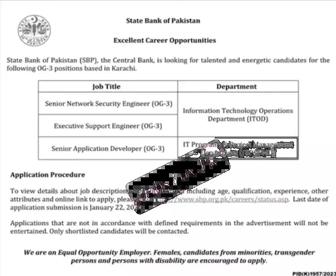 SBP Jobs 2024 – State Bank of Pakistan | Apply Online at SBP Career Portal 2 svg%3E