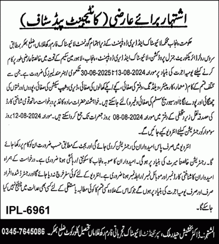 Job Positions at Government Livestock Farm | Find Pak Jobs